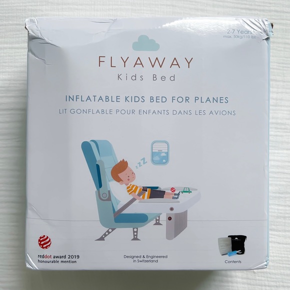 🚫Sold🚫 Flyaway Kids NIB Inflatable Airplane Bed For Ages 2-7 - $140 OBO - Picture 1 of 5